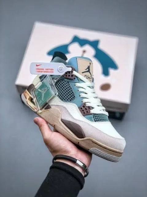 Nike Air Jordan Retro 4 Snorlax Custom